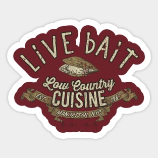 Live Bait NYC 1987 Sticker